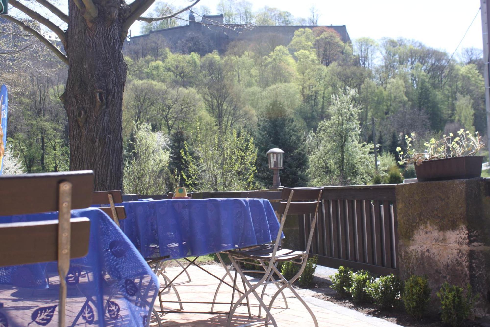 Landgasthof Neue Schaenke Königstein Esterno foto